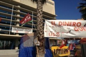 Los trabajadores municipales de La Línea acumulan ya entre siete y ocho nóminas sin cobrar