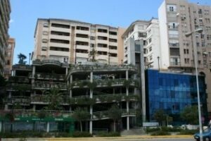 El derribo del parking público de la Escalinata