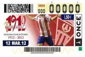 El Cupón del Centenario Algecirista estará a la venta el 8 de Marzo