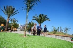 El Ayuntamiento anuncia que las obras de mejora de los jardines de Virgen del Carmen terminarán pronto