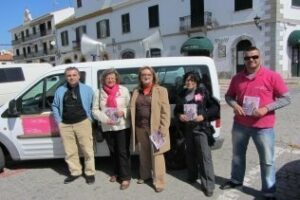 La comitiva magenta realiza varios actos de campaña en La Línea