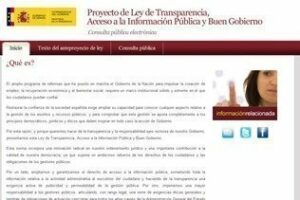 El Gobierno somete la ley de Transparencia a consulta pública
