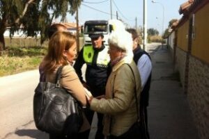 Pajares se reúne con la asociación de vecinos Alfredo Zanalegui" del Rinconcillo