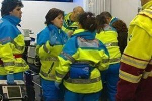 Cuatro personas resultan heridas graves tras la colisión de dos vehículos en Algeciras