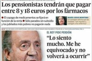 Revista de prensa: Las disculpas del Rey y el copago sanitario