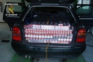 Intervenidas 10.250 cajetillas de tabaco en la autovía Jerez-Los Barrios