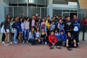 Estudiantes de Conil se acercan a la historia del Algeciras Club de Fútbol