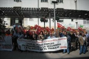 Los empleados del SAS se concentran el jueves en Algeciras