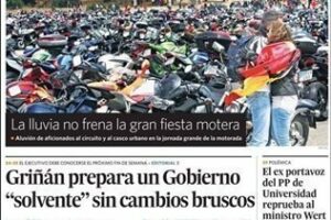 Revista de prensa: La lluvia no desluce el Gran Premio de Motos en Jerez