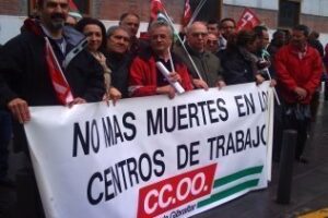 CCOO convoca una concentración en Algeciras contra la siniestralidad en el trabajo