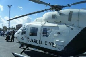 Exibición de los servicios de emergencia y seguridad en el Llano Amarillo