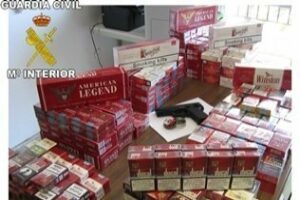 La Guardia Civil interviene 2.400 cajetillas de tabaco de contrabando