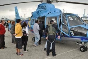 El Llano Amarillo acoge la exhibición de medios de emergencia y seguridad