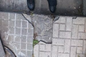 La Plataforma Ciudadana pide que se reparen las aceras de Pescadores