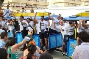 La Unión celebra su ascenso a Tercera en la Feria de Los Barrios