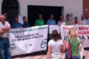 Los sindicatos acusan al alcalde barreño de intentar detener sus protestas