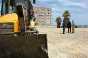El cuartel de la Guardia Civil de Torreguadiaro, convertido en un parking