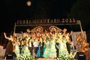 El jueves, Coronación de las Reinas de la Feria de Guadiaro 2012