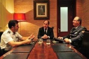 Landaluce se reúne con el Comisario Jefe Provincial de la Policía Nacional
