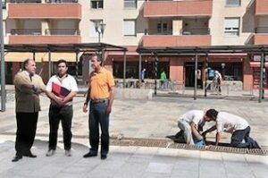 Inician los trabajos de mejora y reposición del alumbrado en la Verboom