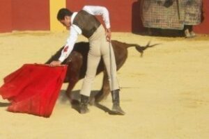 El novillero algecireño Jonathan Jiménez corta dos orejas en Altorricón