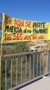 Agaden denuncia vertidos fecales sin depurar en el Río Palmones