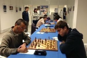 El campeonato provincial por equipos de ajedrez en Algeciras ayer