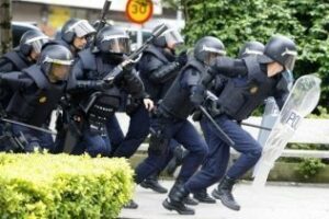 Tenue calma en el barrio El Saladillo de Algeciras