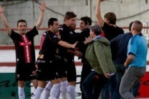 El Algeciras empata a uno contra el Racing en el Puerto