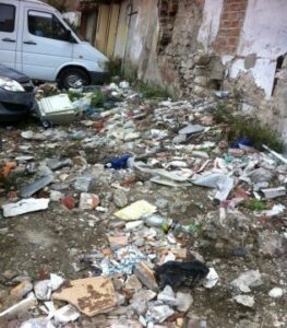 La Foto: El Muladar de lo que fue "Almacenes Mérida"