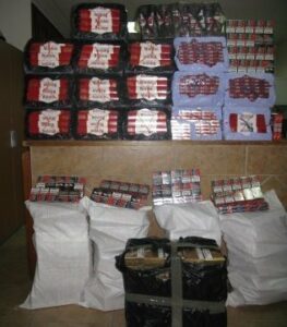 Intervenidas 3.777 cajetillas de tabaco de contrabando