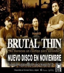 Brutal Thin en concierto, hoy sábado 29 de diciembre