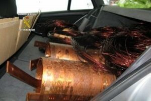 Detenidos cinco acusados de once robos de gasoil, cobre y material agrícola