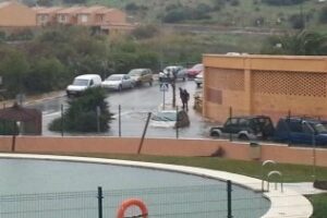 La Aldea de Getares sufre inundaciones y el PA dice "que ya avisaron"