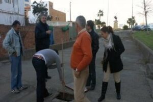 El PA advierte del estado del colector de la calle Ponce de León en Pescadores