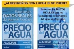 La Plataforma de los Colectores repartirá 10.000 octavillas con la información sobre el recibo del agua. (Octavilla en el interior)