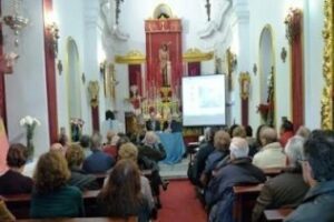 Bernabé Ramírez participa en una charla del centro Juan Ramón Jiménez sobre la capilla de Europa