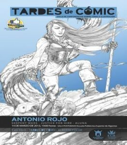 El dibujante Antonio Rojo protagonizará el jueves la segunda entrega de Tardes de Comic"