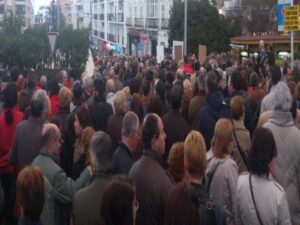 Algeciras muestra su rechazo a la gestión del agua en la ciudad