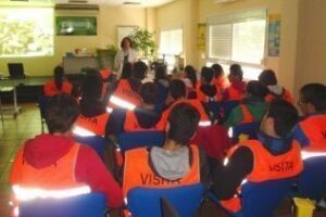 Estudiantes del IES Kursaal" de Algeciras, visitan el Complejo Medioambiental Sur de Europa"