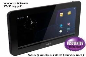 Sólo queda una... pero menos de 15 horas para lograr la "Compra grupal" de las Tablet Airis por 118 