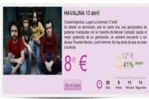 Día D, hora de H" Havalina en concierto este sábado