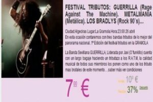 Sala Gramola acogerá el Festival de Tributos, lo mejor del panorama nacional en una noche