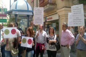 La Plataforma de los colectores volverá a concentrarse en la puerta del Ayuntamiento