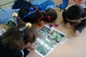 Los más pequeños de Pelayo participan en los talleres medioambientales municipales