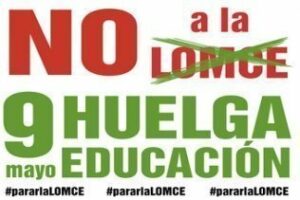 El próximo 9 de mayo tendrá lugar una huelga general de la educación