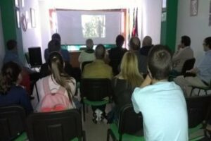 Videoforum La Roca" en la Sede del PA
