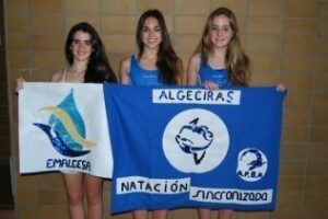 Tres algecireñas nos representarán en el Cto de España de Natación Sincroniza​da