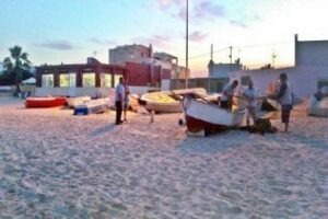Calificado de chapuza los trabajos de balizamiento de la playa en Rinconcillo
