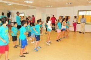 El alcalde visita el Campus Smile" en la Escuela Municipal Sánchez-Verdú"